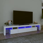 Tv-Meubel Met Led-Verlichting 230X36,5X40 Cm