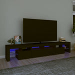 Tv-Meubel Met Led-Verlichting 200X36,5X40 Cm Eiken