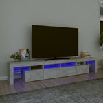 Tv-Meubel Met Led-Verlichting 200X36,5X40 Cm Eiken