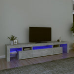 Tv-Meubel Met Led-Verlichting 230X36,5X40 Cm