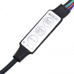 Tv-Meubel Met Led-Verlichting 215X36,5X40 Cm Bruineikenkleurig