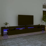 Tv-Meubel Met Led-Verlichting 230X36,5X40 Cm