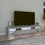 Tv-Meubel Met Led-Verlichting 200X36,5X40 Cm Eiken