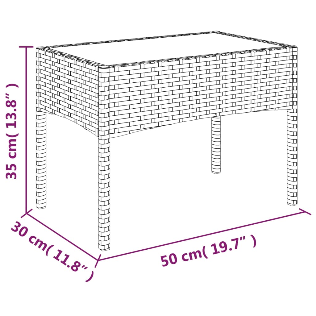 -Delige Loungeset Met Kussens Poly Rattan