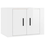 Tv-Wandmeubel 57X34,5X Hoogglans Wit