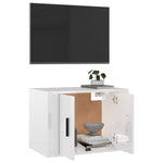 Tv-Wandmeubel 57X34,5X Hoogglans Wit