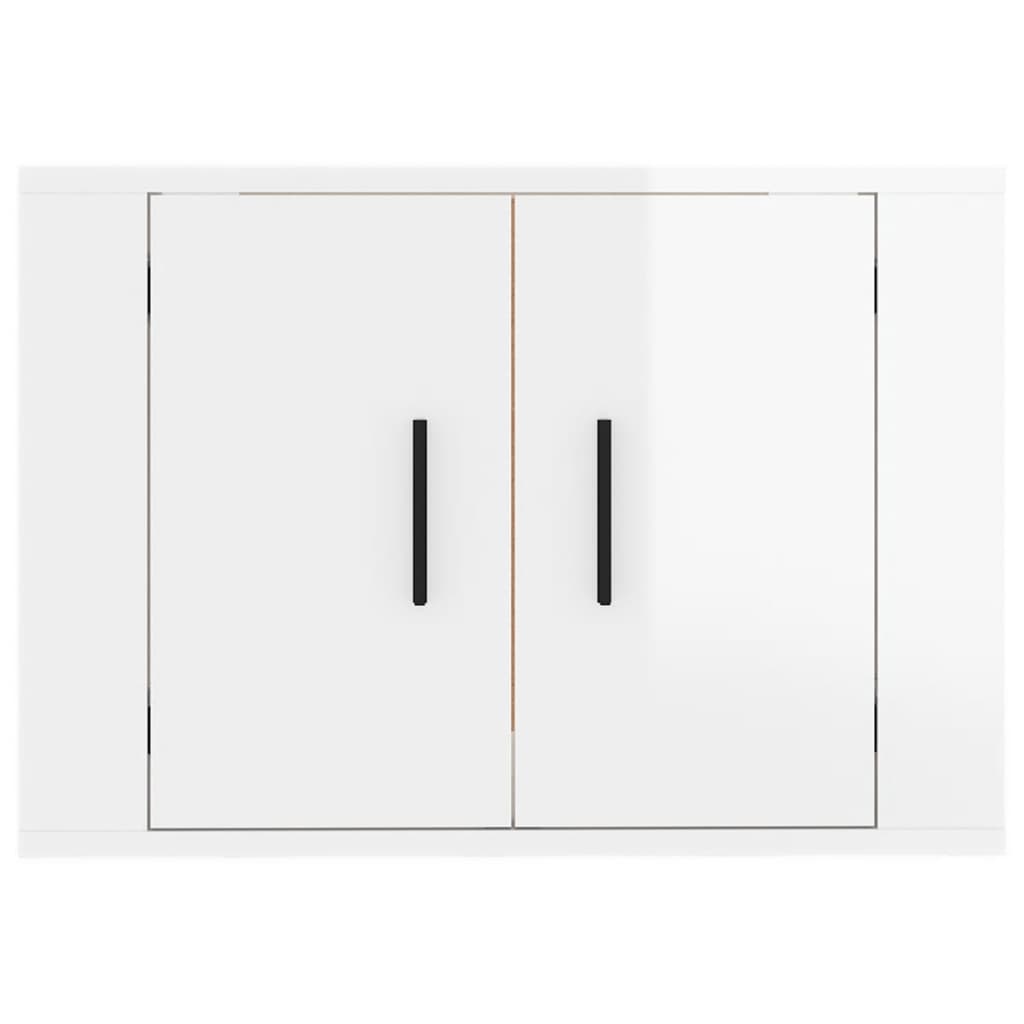 Tv-Wandmeubel 57X34,5X Hoogglans Wit