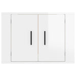 Tv-Wandmeubel 57X34,5X Hoogglans Wit