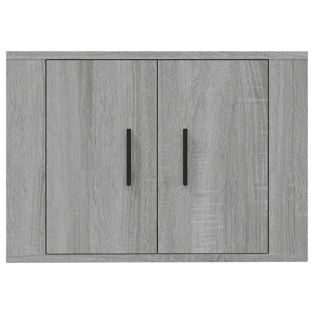 Tv-Wandmeubel 57X34,5X Eikenkleurig Grijs Sonoma