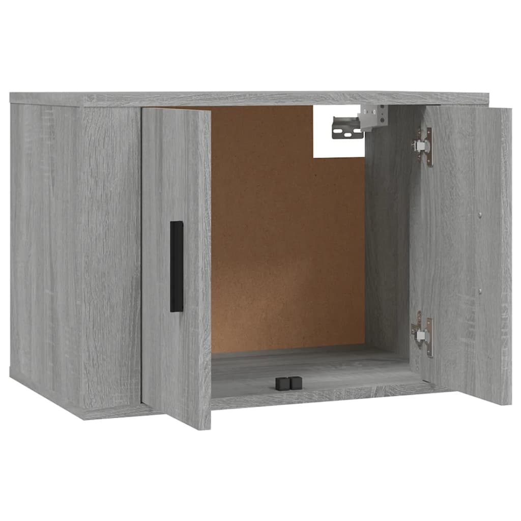 Tv-Wandmeubel 57X34,5X Eikenkleurig Grijs Sonoma