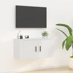 Tv-Wandmeubel 57X34,5X Hoogglans Wit