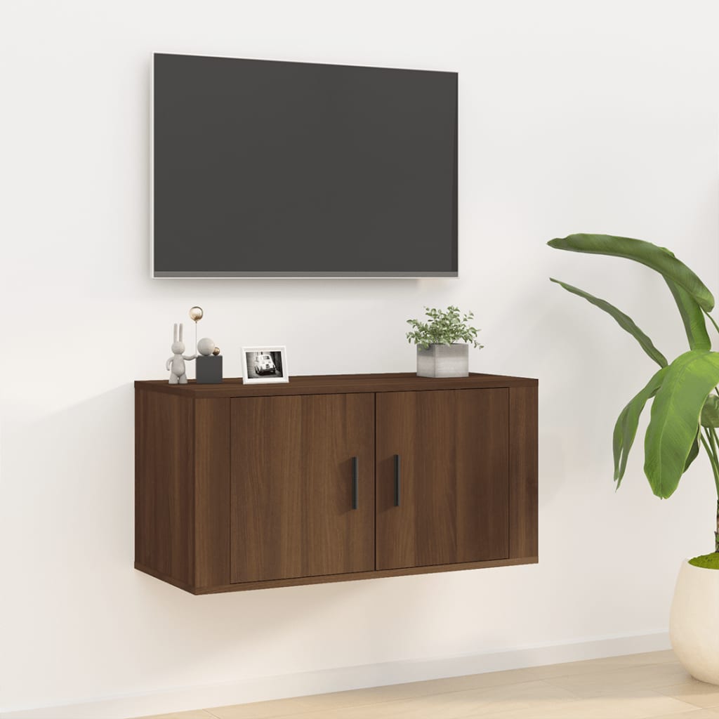 Tv-Wandmeubel 40X34,5X Bruin Eikenkleur