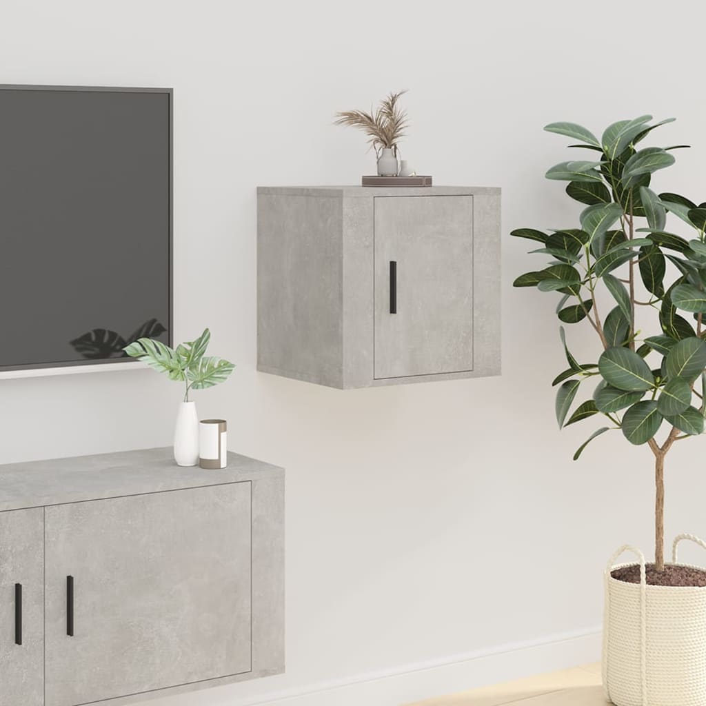 Tv-Wandmeubel 40X34,5X Betongrijs