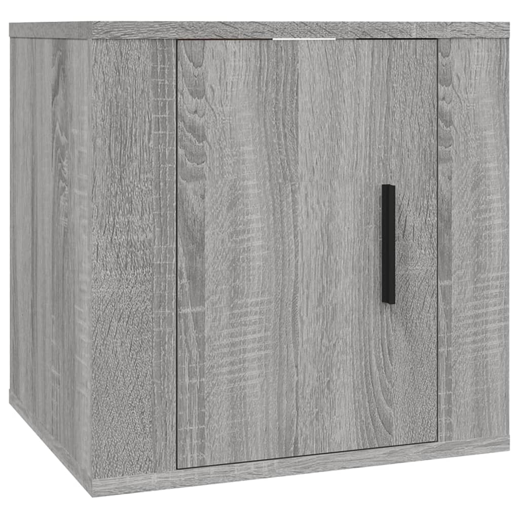 Tv-Wandmeubel 40X34,5X Eikenkleurig Grijs Sonoma