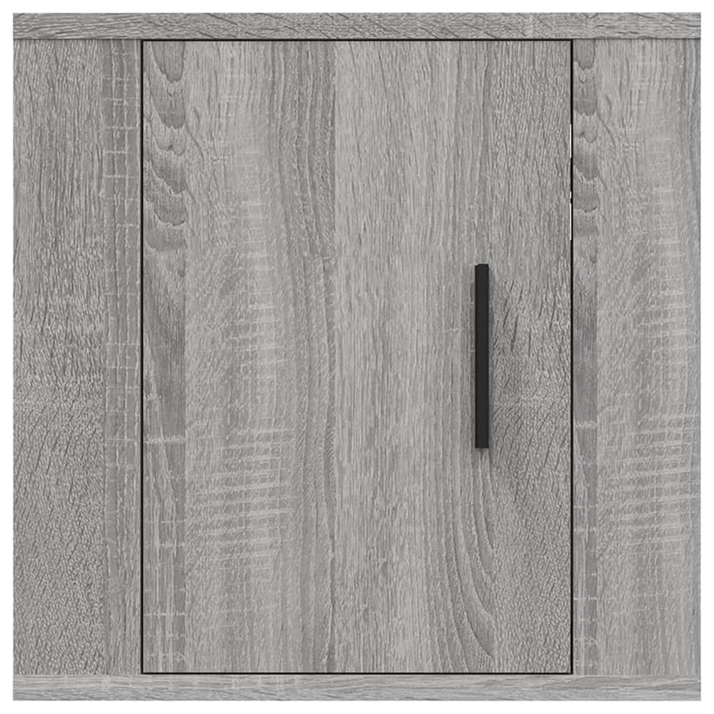 Tv-Wandmeubel 40X34,5X Eikenkleurig Grijs Sonoma