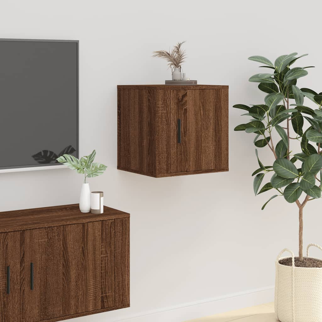 Tv-Wandmeubels 40X34,5X Bruin Eikenkleur