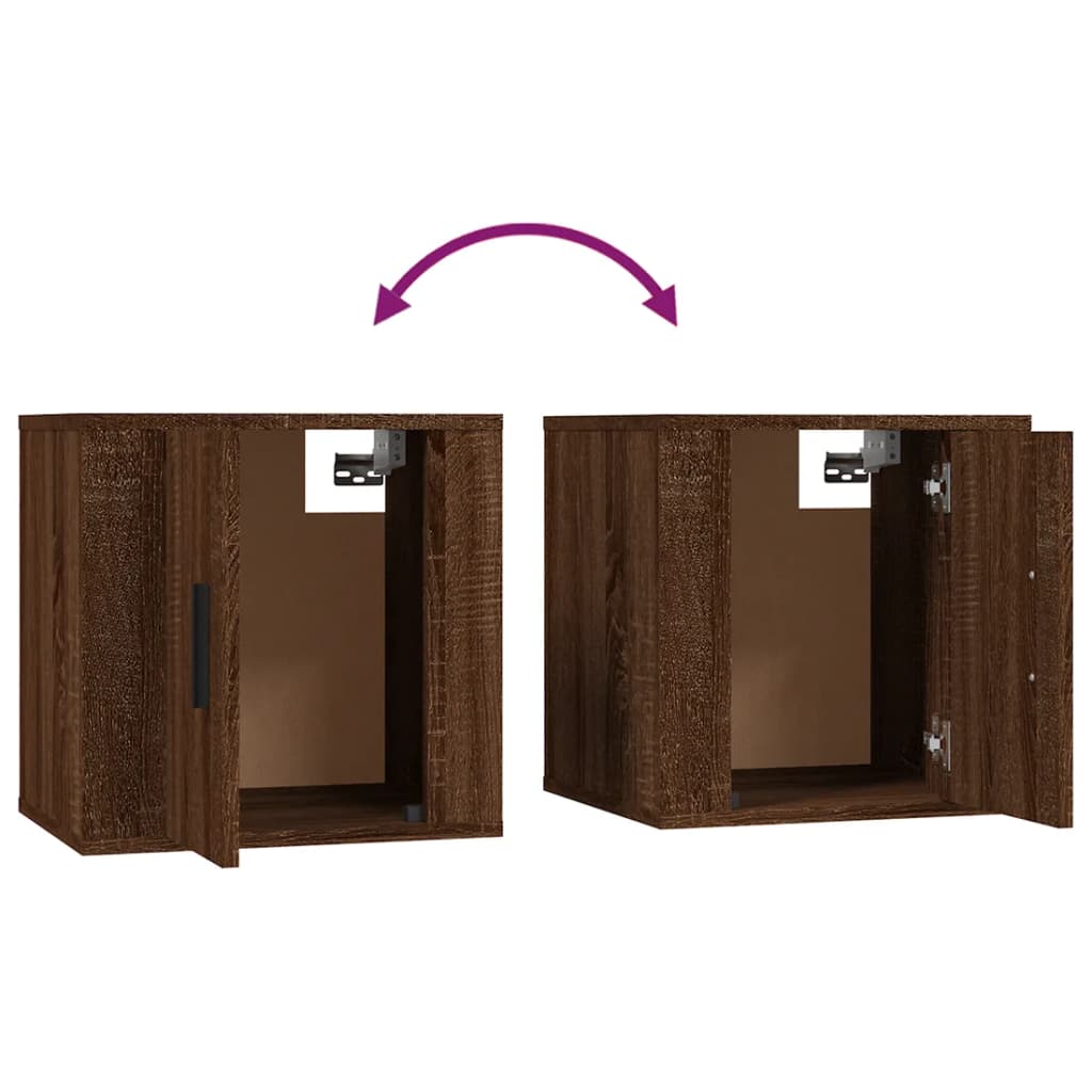 Tv-Wandmeubels 40X34,5X Bruin Eikenkleur