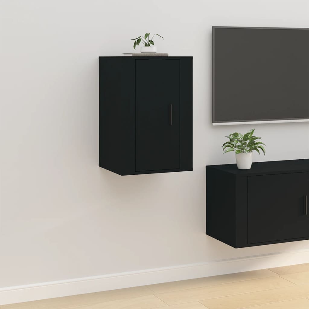 Tv-Wandmeubel 57X34,5X Zwart