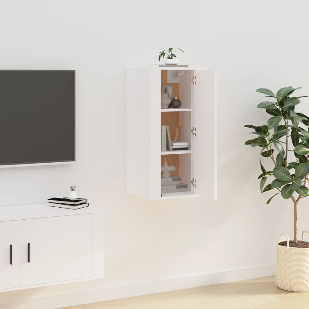 Tv-Wandmeubel 57X34,5X Wit