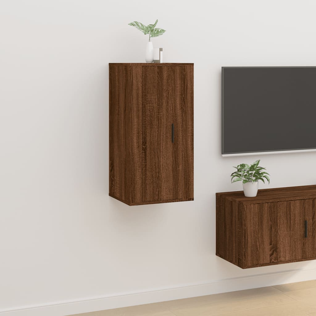 Tv-Wandmeubel 40X34,5X Bruin Eikenkleur
