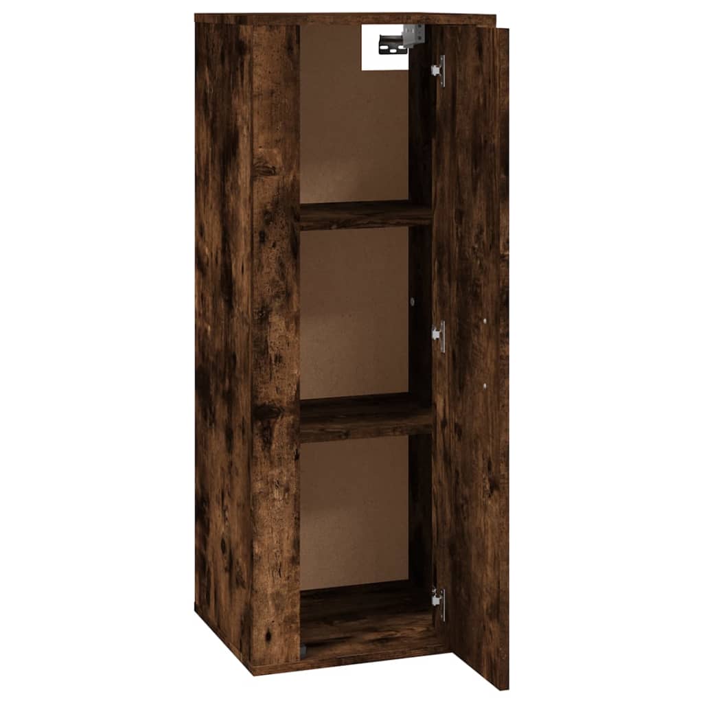 Tv-Wandmeubel 40X34,5X Kleurig Gerookt Eiken