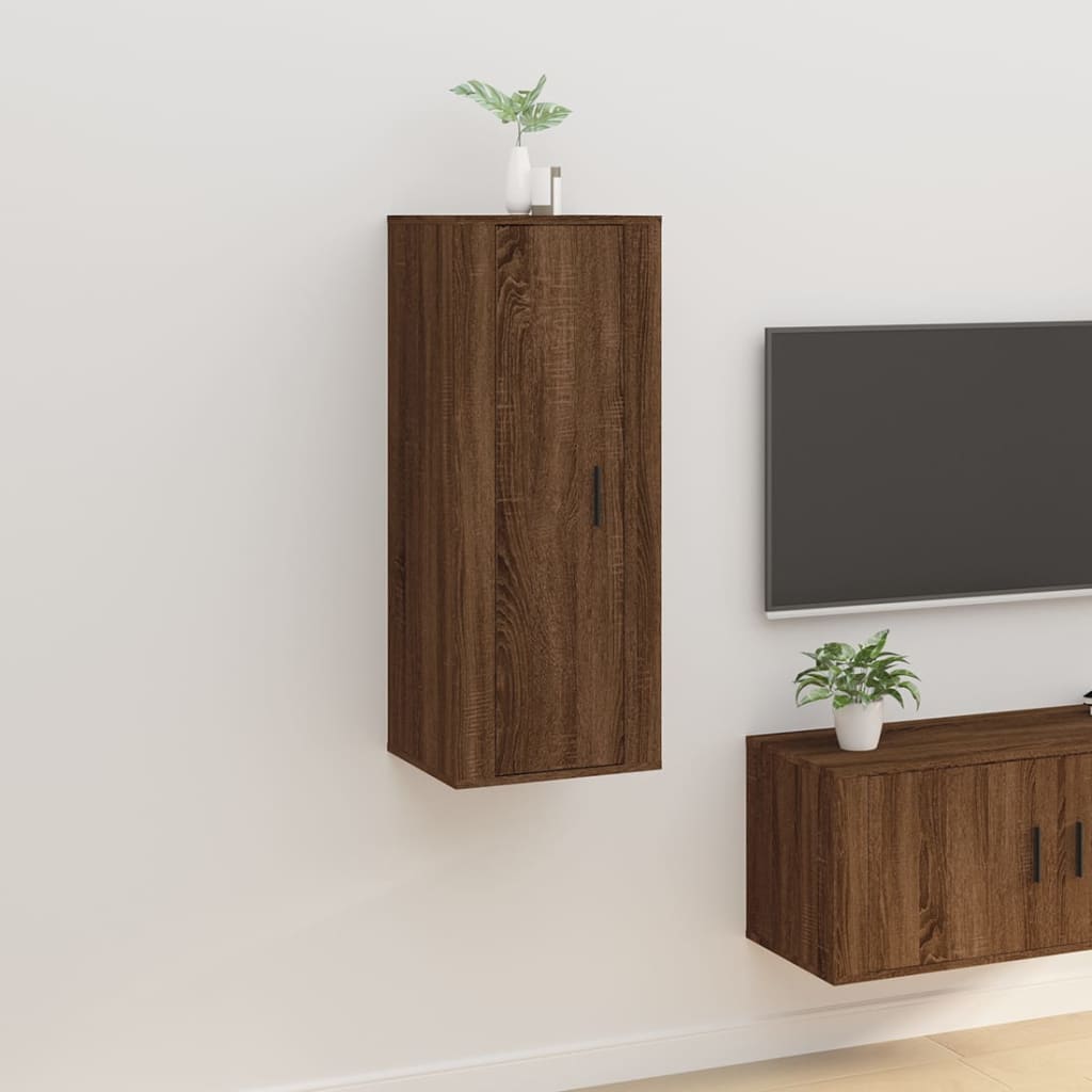 Tv-Wandmeubel 40X34,5X Bruin Eikenkleur