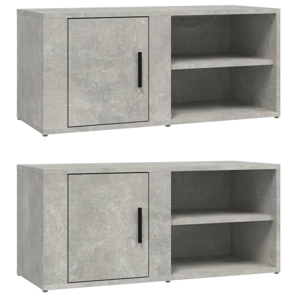 Tv-Meubels 80X31,5X36 Cm Bewerkt Hout