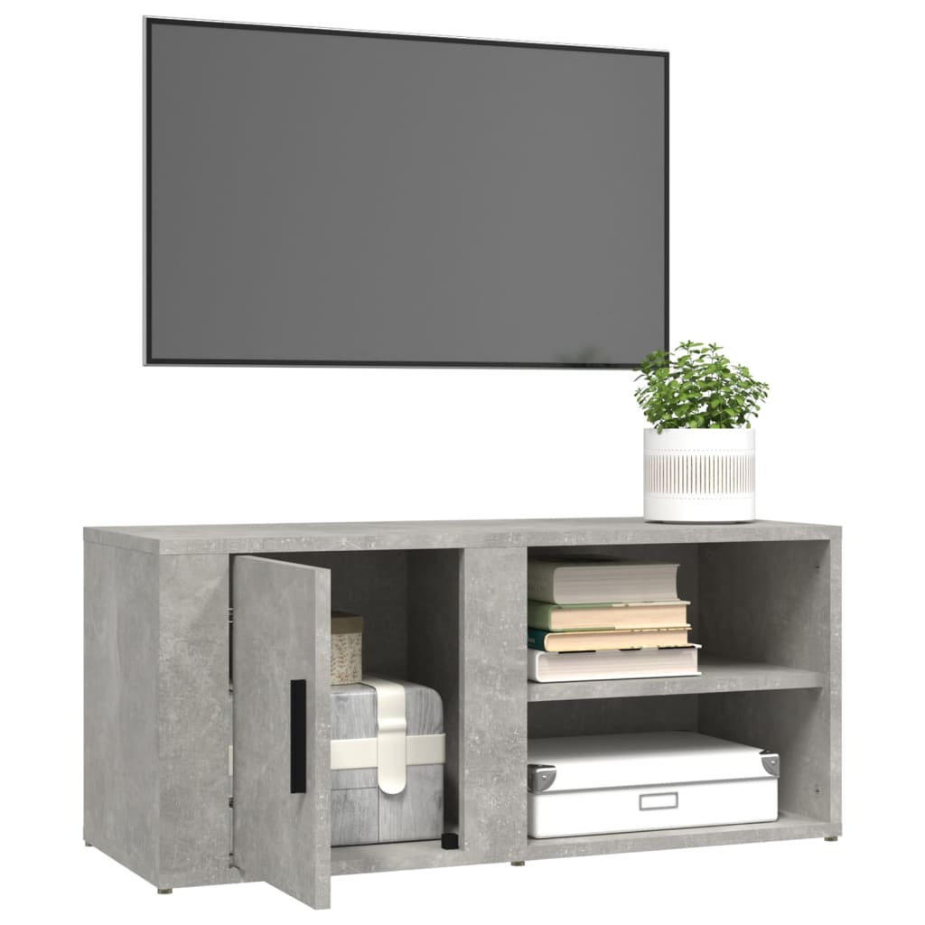 Tv-Meubels 80X31,5X36 Cm Bewerkt Hout