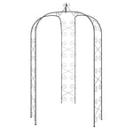 Tuinboog Ø180X255 Cm Staal Zwart