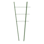 Plantensteunen Met 3 Ringen 7 Cm Staal Groen