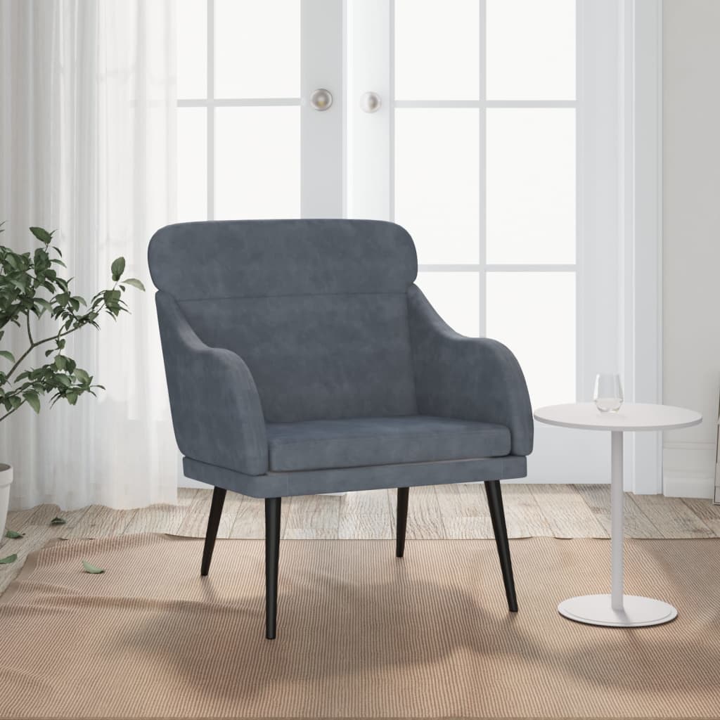 Fauteuil 63X76X80 Cm Fluweel