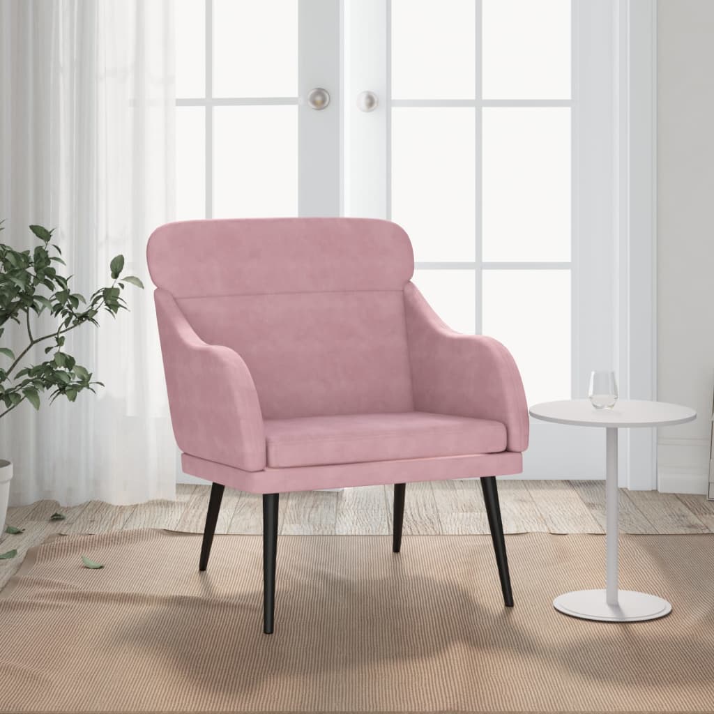 Fauteuil 63X76X80 Cm Fluweel