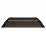 Deurluifel 100X80 Cm Polycarbonaat Zwart