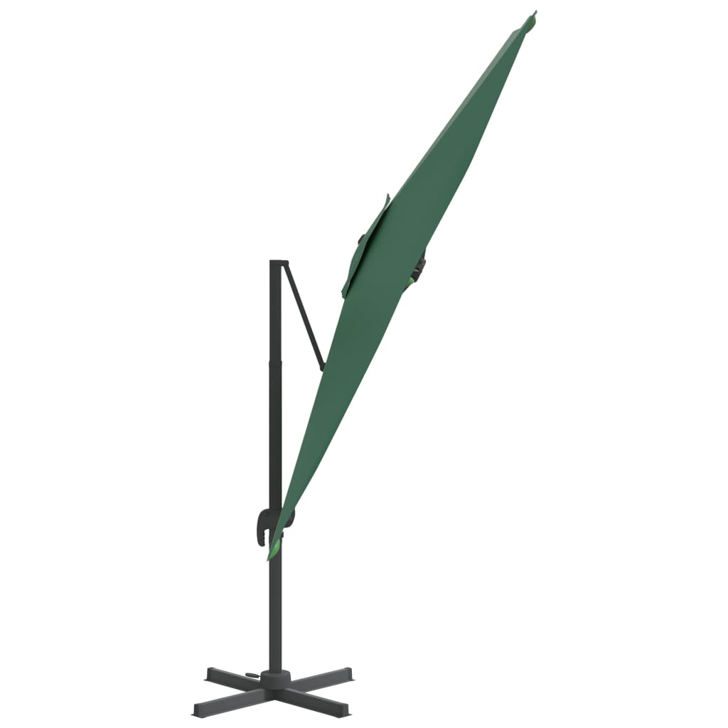 Zweefparasol Met Aluminium Paal 300X300 Cm Groen