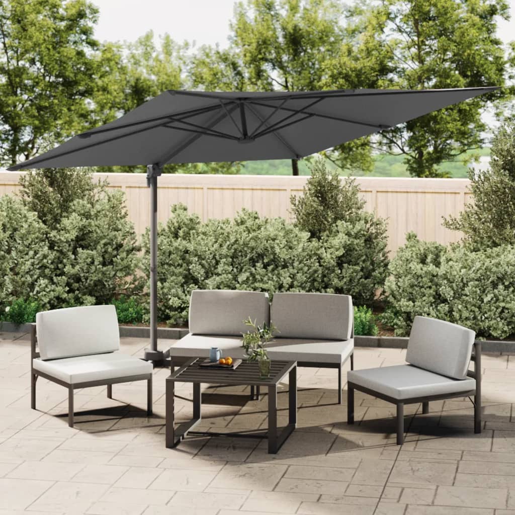 Zweefparasol Met Led-Verlichting 400X300 Cm