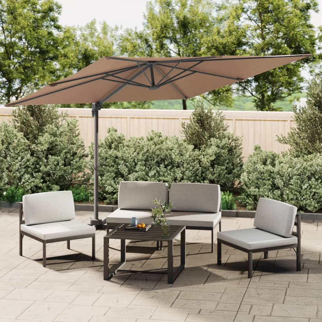 Zweefparasol Met Led-Verlichting 400X300 Cm