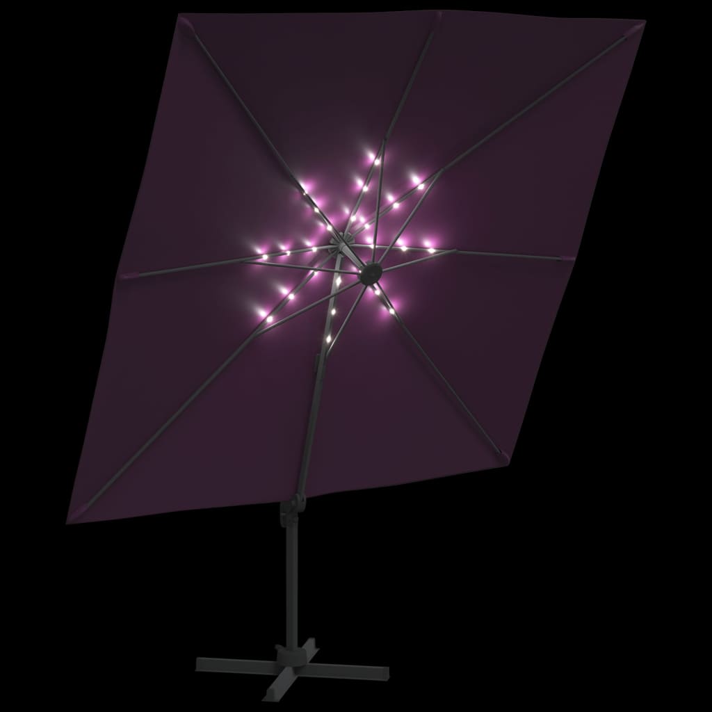 Zweefparasol Met Led-Verlichting 400X300 Cm