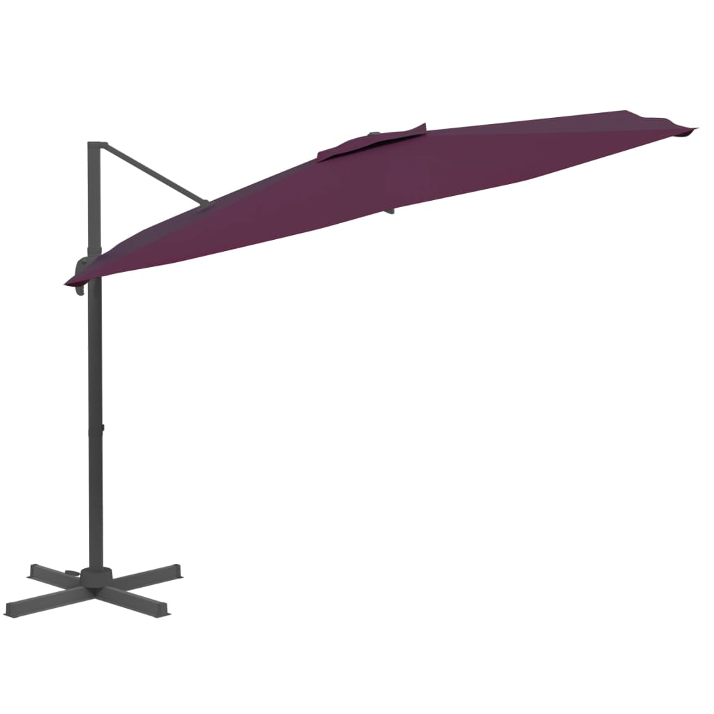 Zweefparasol Met Led-Verlichting 400X300 Cm