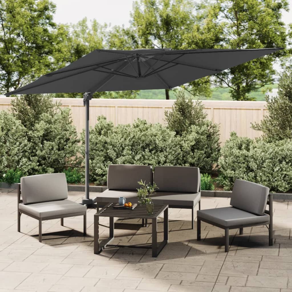 Zweefparasol Met Dubbel Dak 300X300 Cm