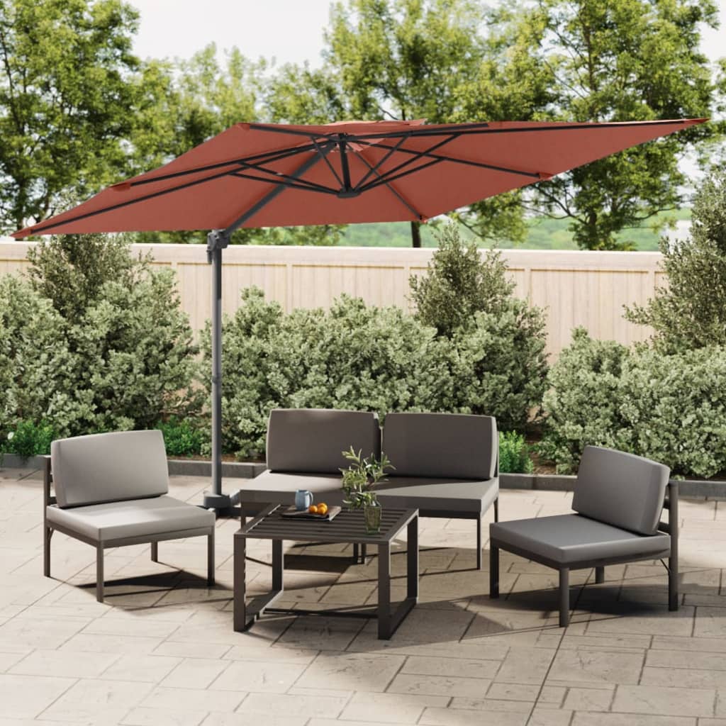 Zweefparasol Met Dubbel Dak 300X300 Cm