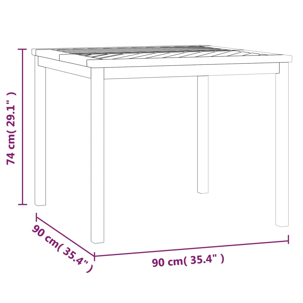 Tuintafel Massief Acaciahout