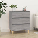 Dressoir 60X35X70 Cm Bewerkt Hout Kleurig