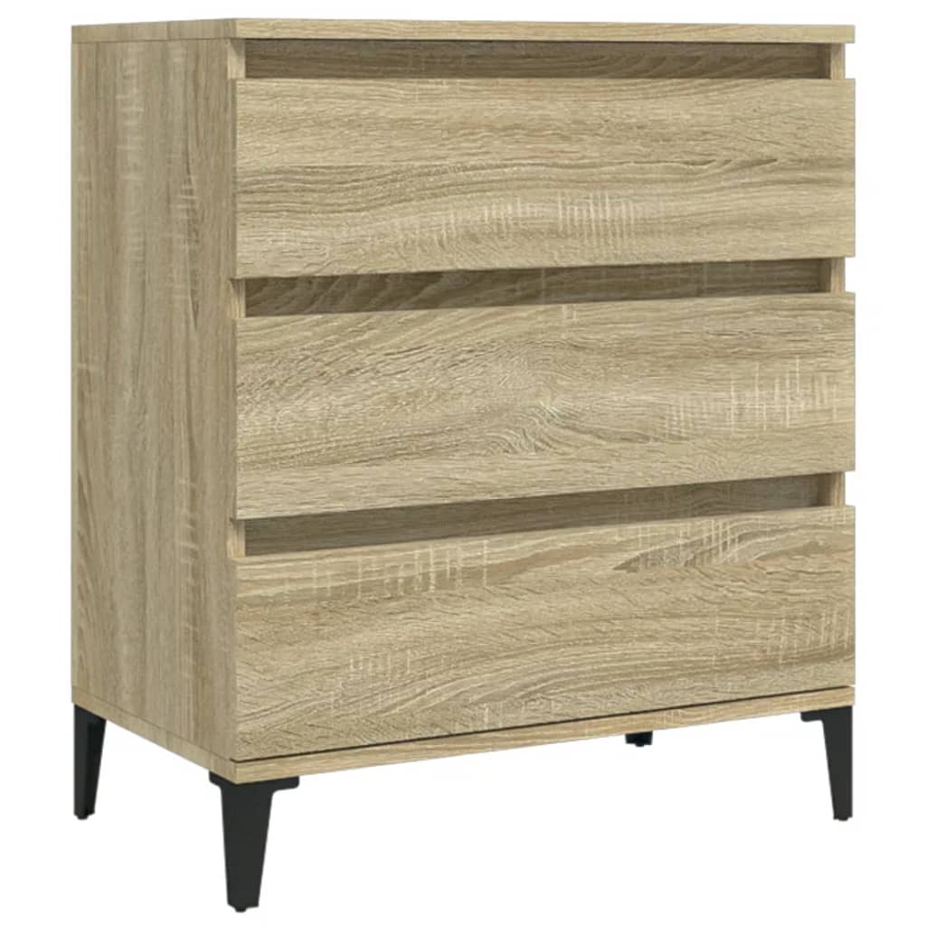 Dressoir 60X35X70 Cm Bewerkt Hout Kleurig