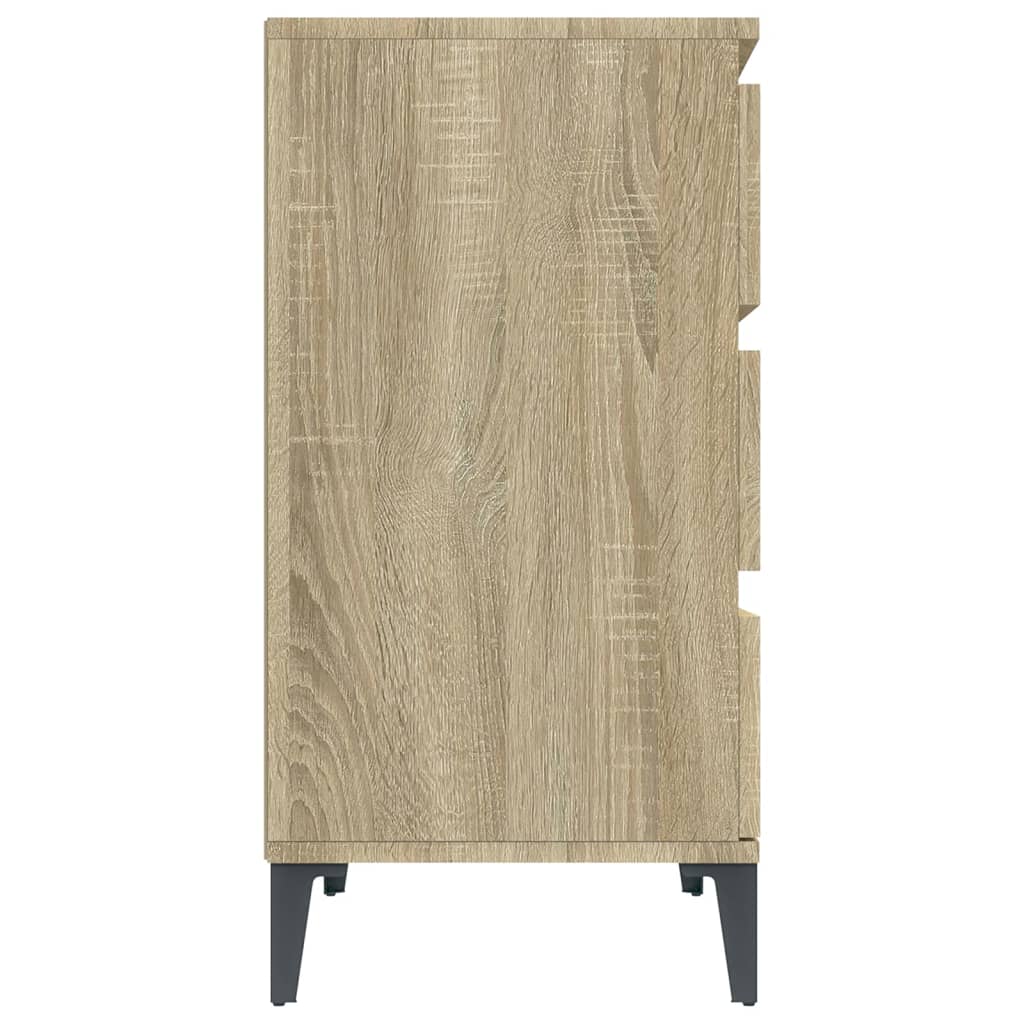 Dressoir 60X35X70 Cm Bewerkt Hout Kleurig