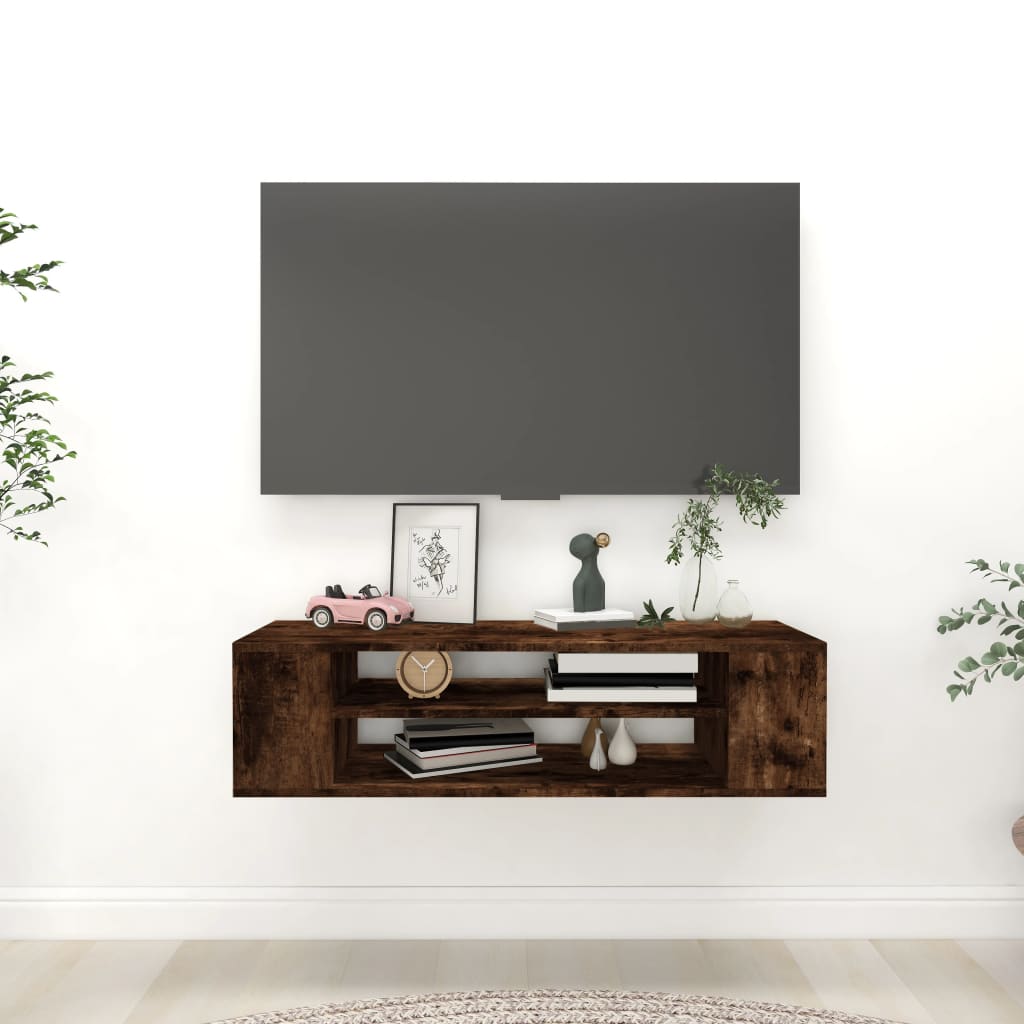 Tv-Hangmeubel 100X30X26,5 Cm Bewerkt Hout