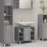 Badkamerkast 60X32X53,5 Cm Bewerkt Hout