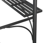 Barbecuepaviljoen Met Zijplanken 220X115X230 Cm Staal Antraciet