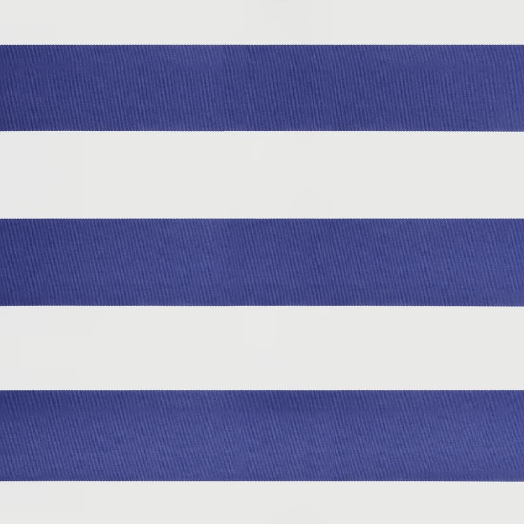Luifel Uittrekbaar 5X3 M Stof En Aluminium Blauw En Wit