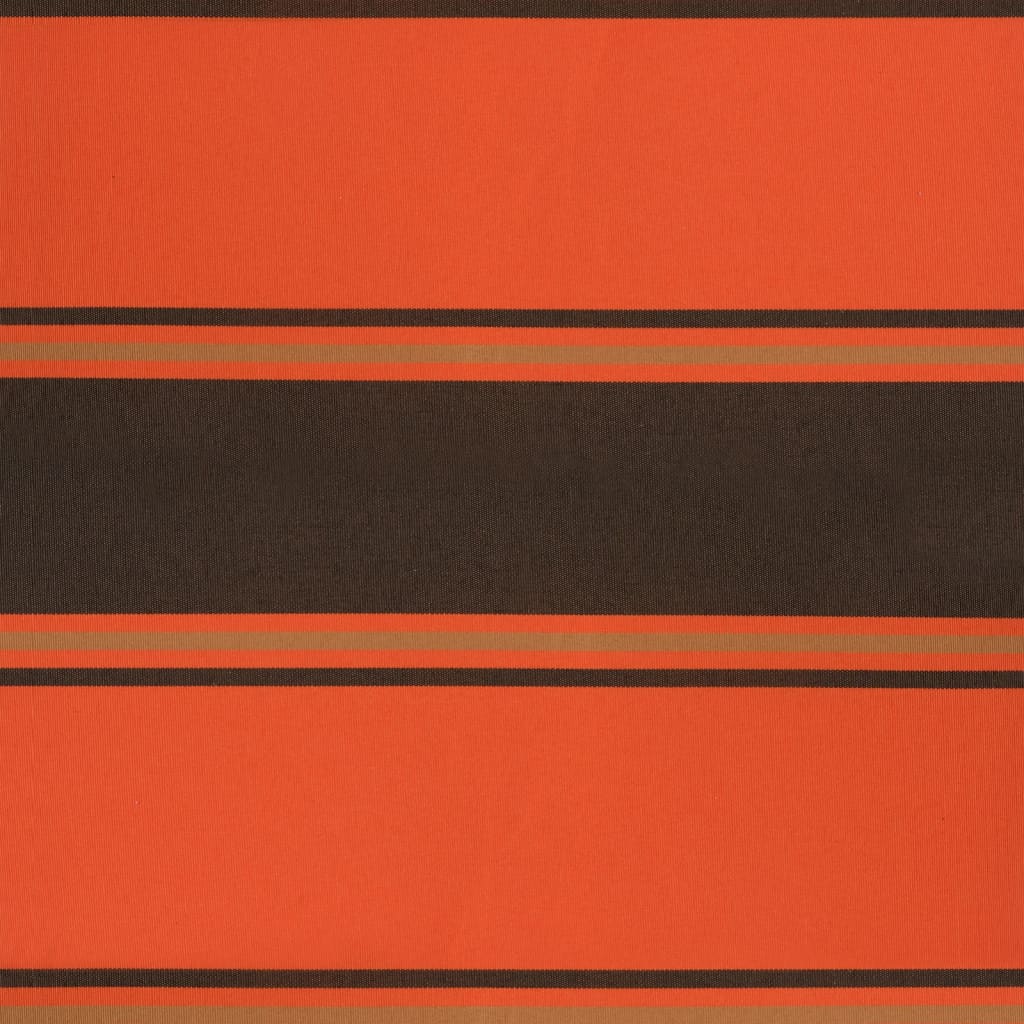 Luifel Uittrekbaar 4X3 M Stof En Aluminium Oranje En Bruin