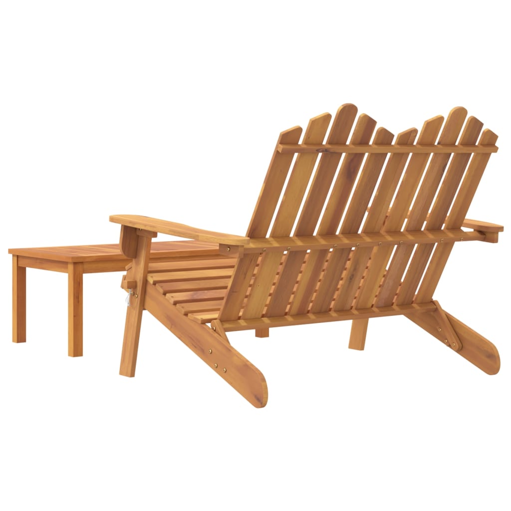 2-Delige Loungeset Adirondack Massief Acaciahout